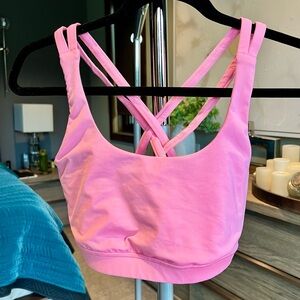 Lululemon ENERGY SPORTS BRA SIZE 8 pink